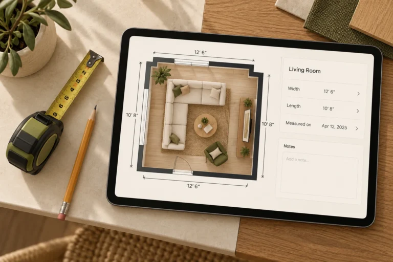 Room Measurement Notebook