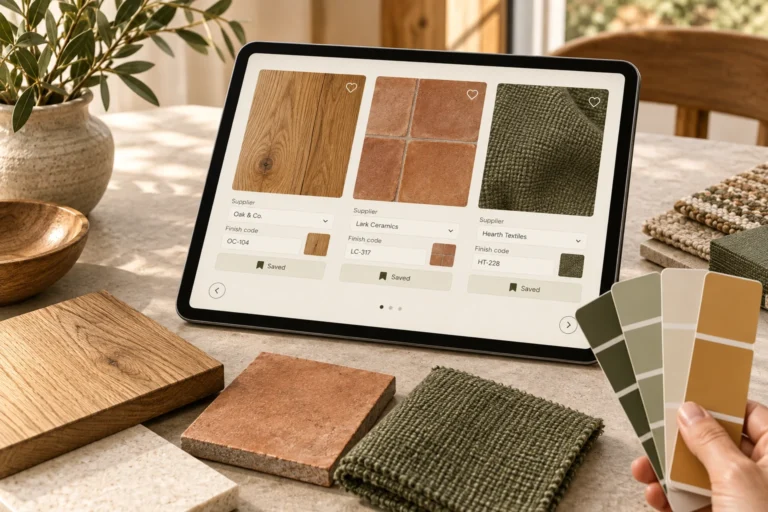 Finish & Materials Board